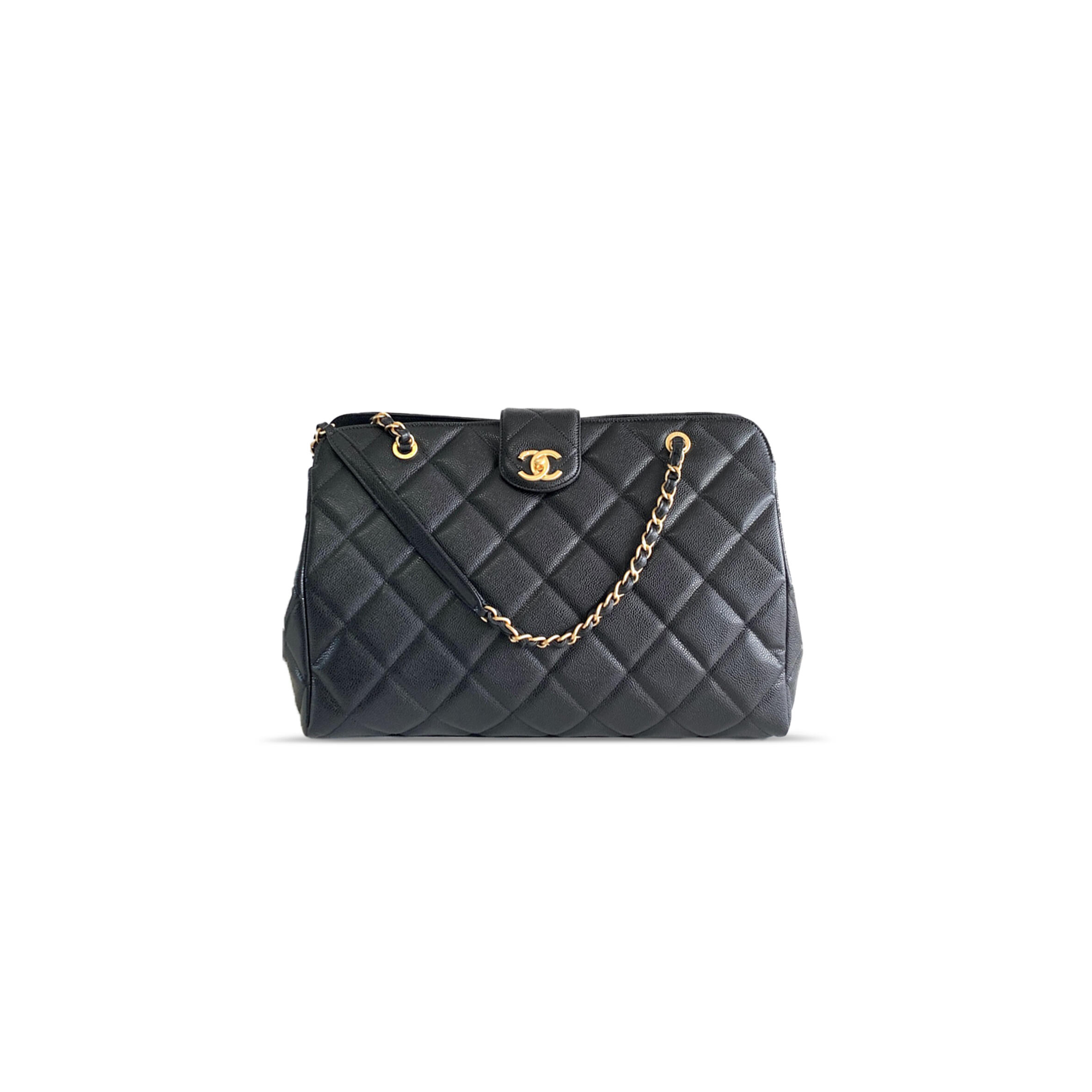 Ch**el maxi caviar calfskin shopping bag as4983 (40*29*17cm)